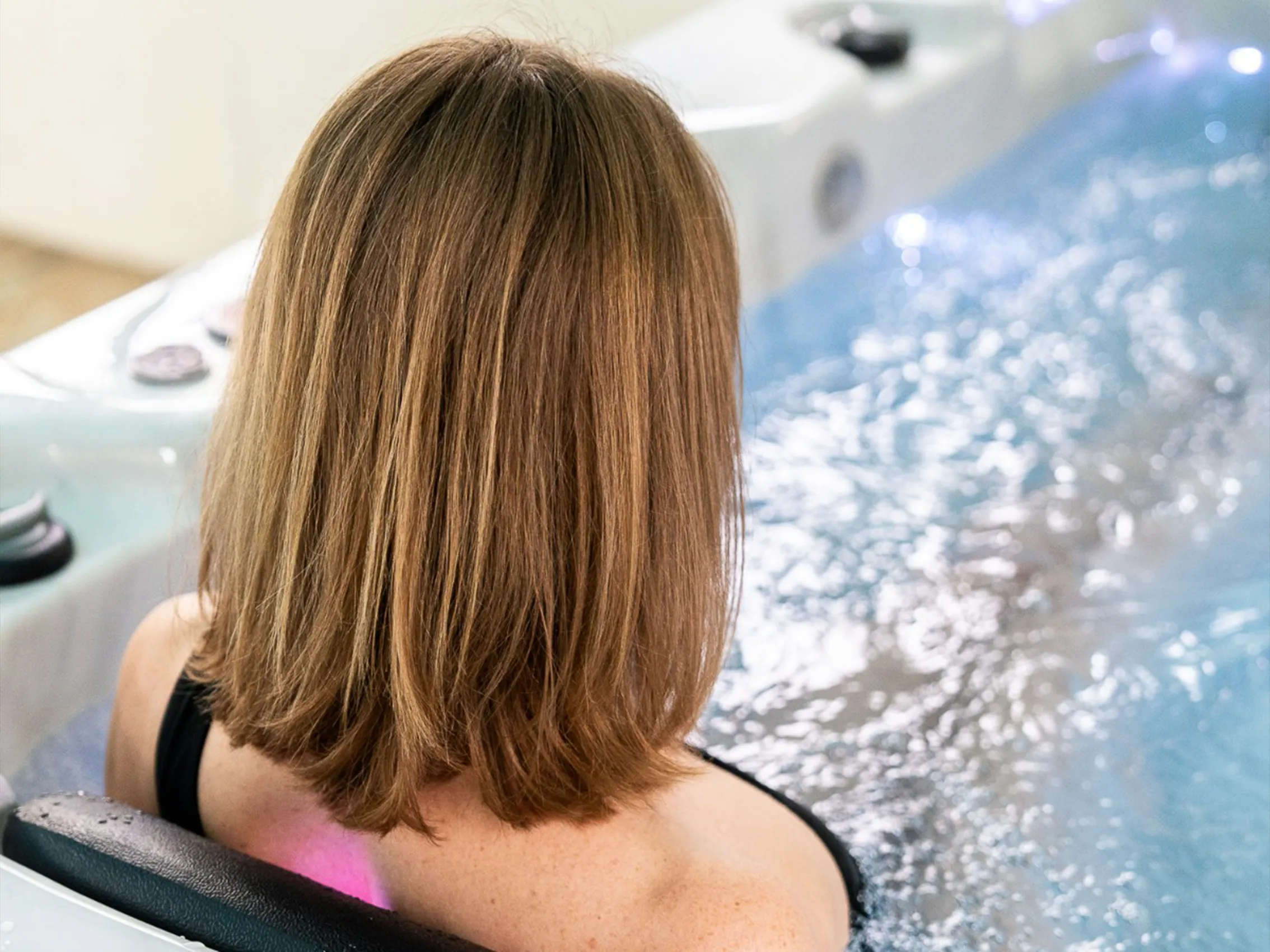 Baignoire dans le spa Villa Clairemaison Yvelines