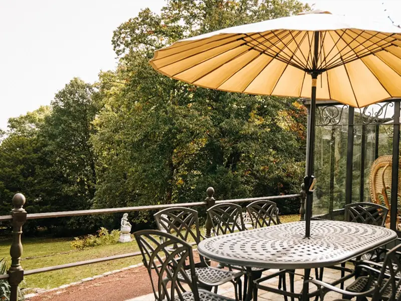 Terrasse fer forgé