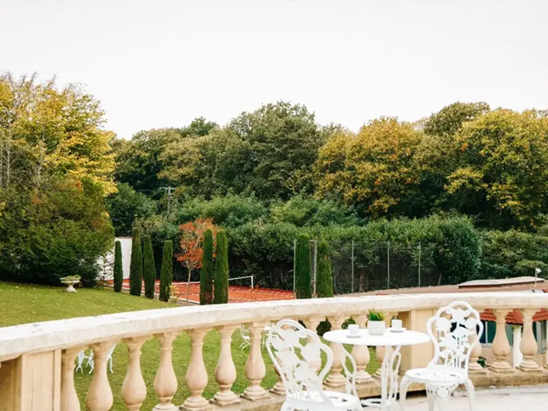 Terrasse vue parc