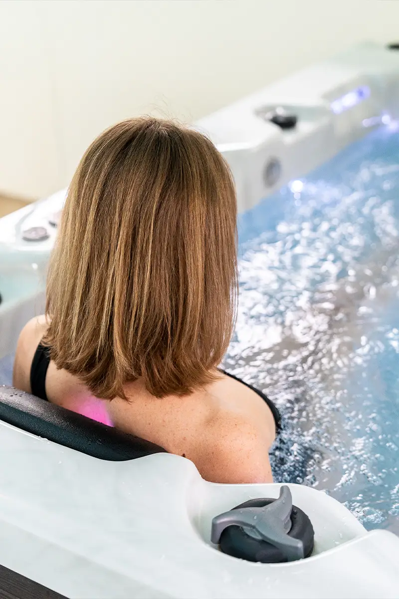 Espace détente jacuzzi pour séminaires professionnels Villa Clairemaison Yvelines